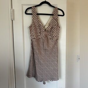 Abercrombie & Fitch Cream Satin Dress